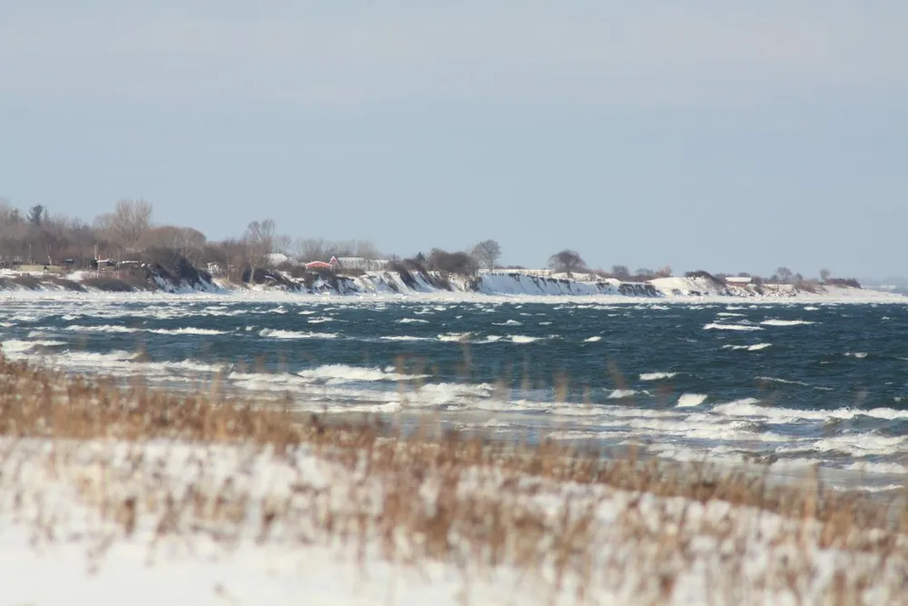 Foto aus Winter an der Ostsee