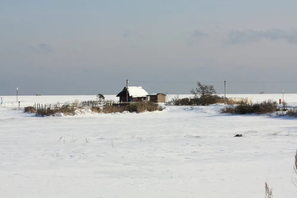 Foto aus Winter an der Ostsee