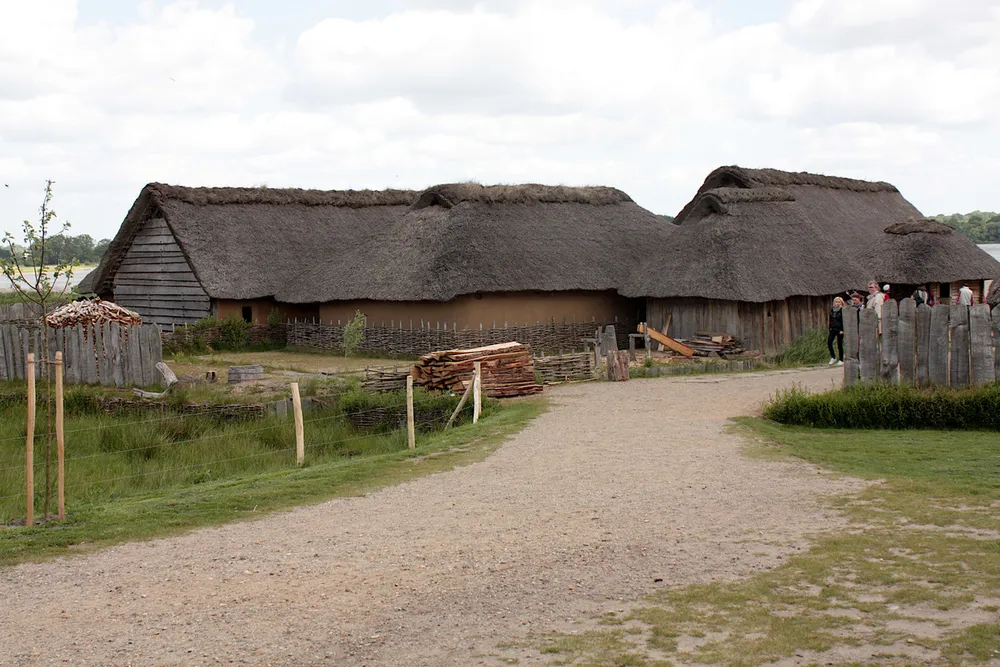 Foto aus Wikingerdorf in Haithabu