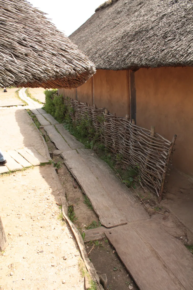 Foto aus Wikingerdorf in Haithabu